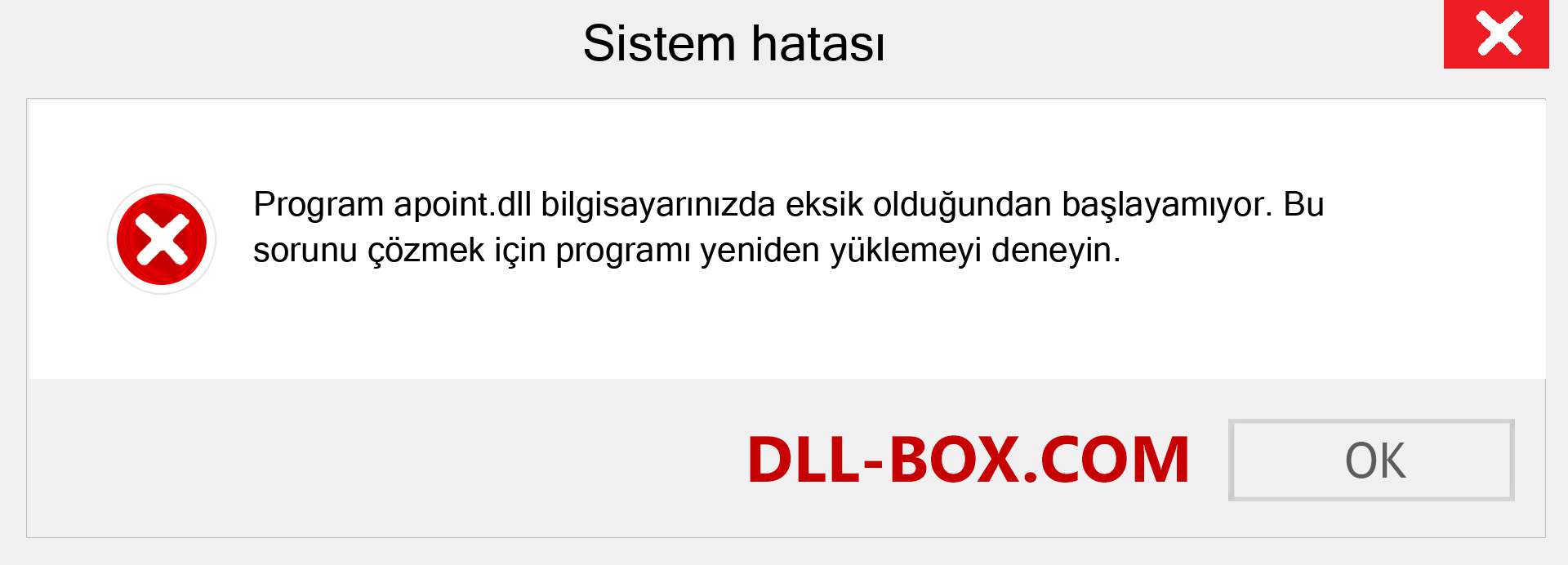 apoint.dll dosyası eksik mi? Windows 7, 8, 10 için İndirin - Windows'ta apoint dll Eksik Hatasını Düzeltin, fotoğraflar, resimler